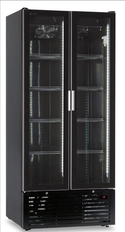 Frigo vetrina bibite doppio ventilato ICOOL 88 T BLACK