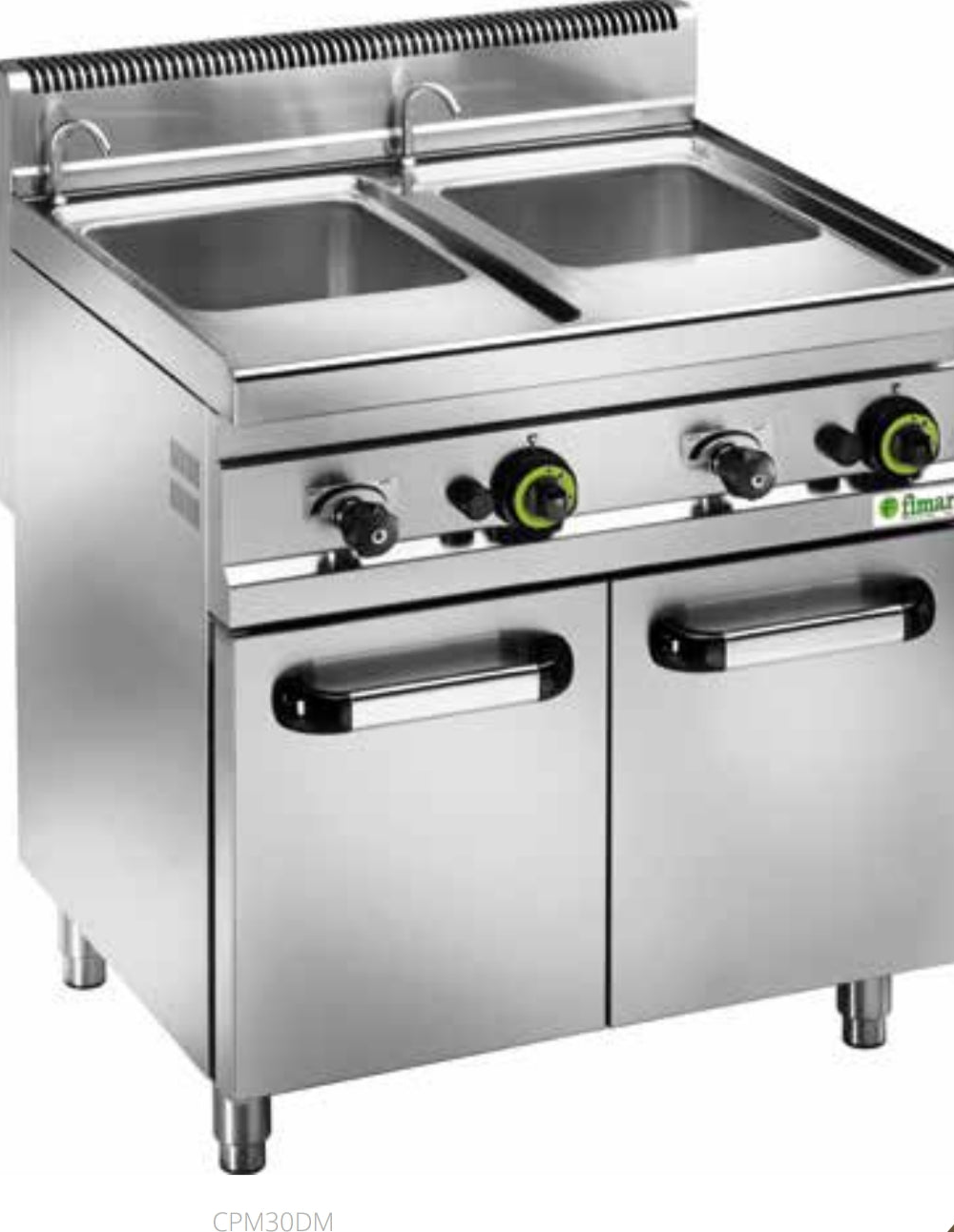 Cuocipasta doppia vasca 25+25 Lt a gas mod. CPM30DM